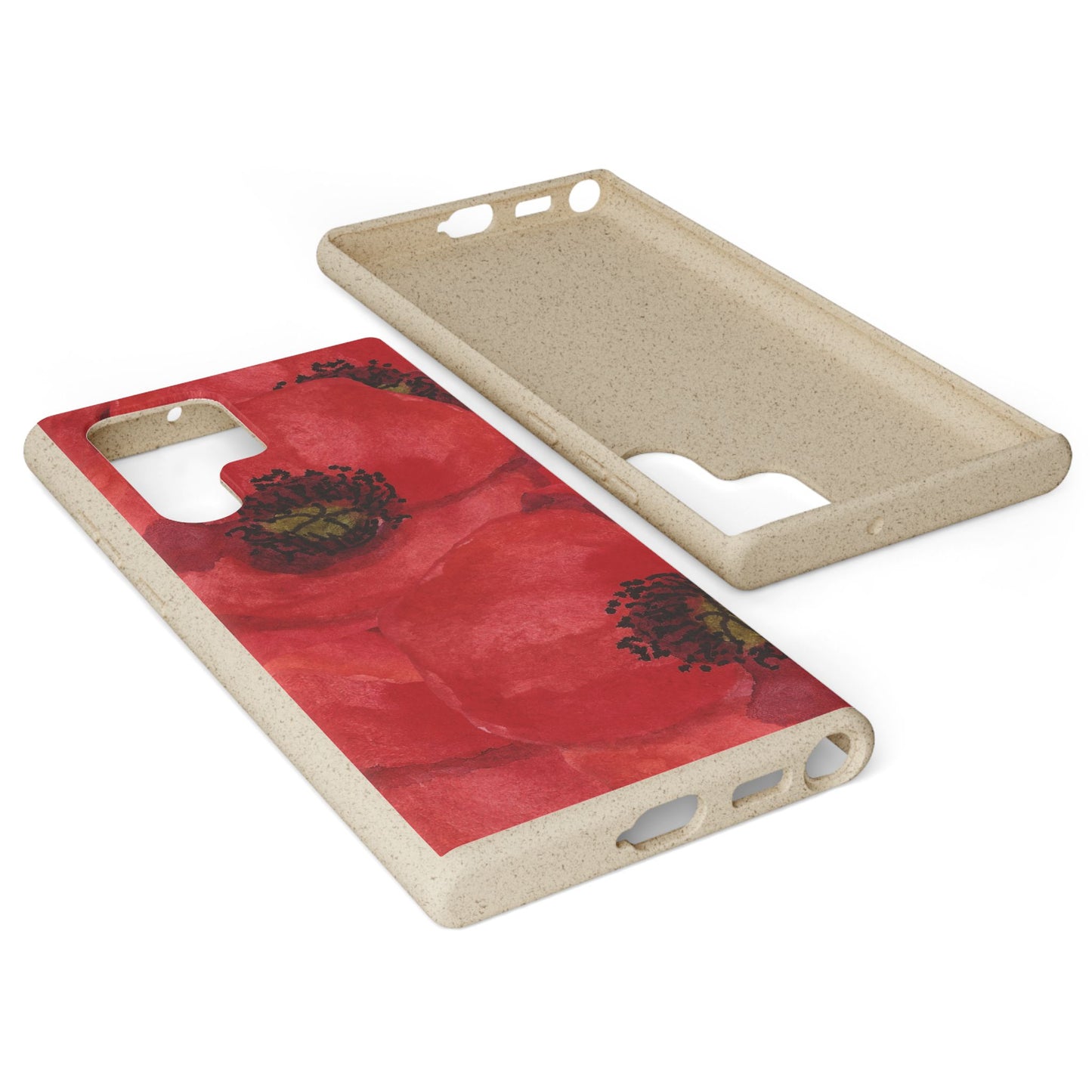 Poppy flower - Biodegradable case
