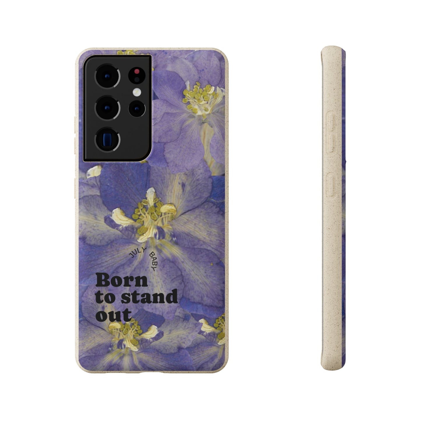 July Eco-friendly birth flower - Biodegradable case