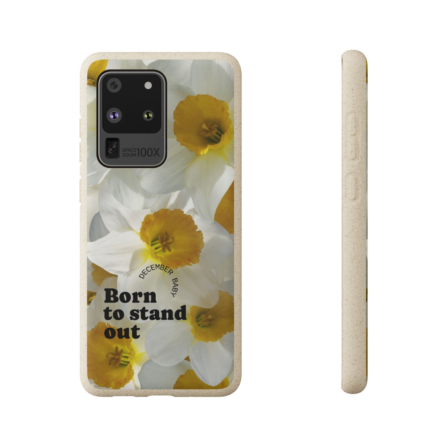 December Eco-friendly birth flower - Biodegradable case
