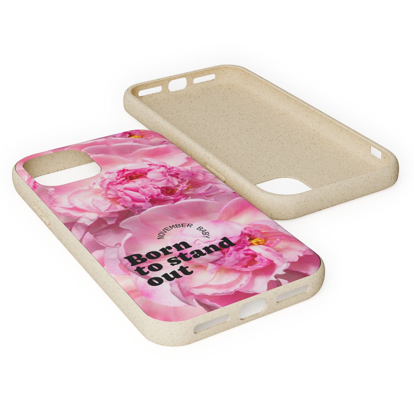 November Eco-friendly birth flower - Biodegradable case