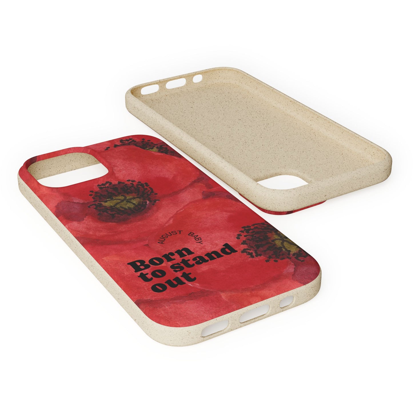 August Eco-friendly birth flower - Biodegradable case