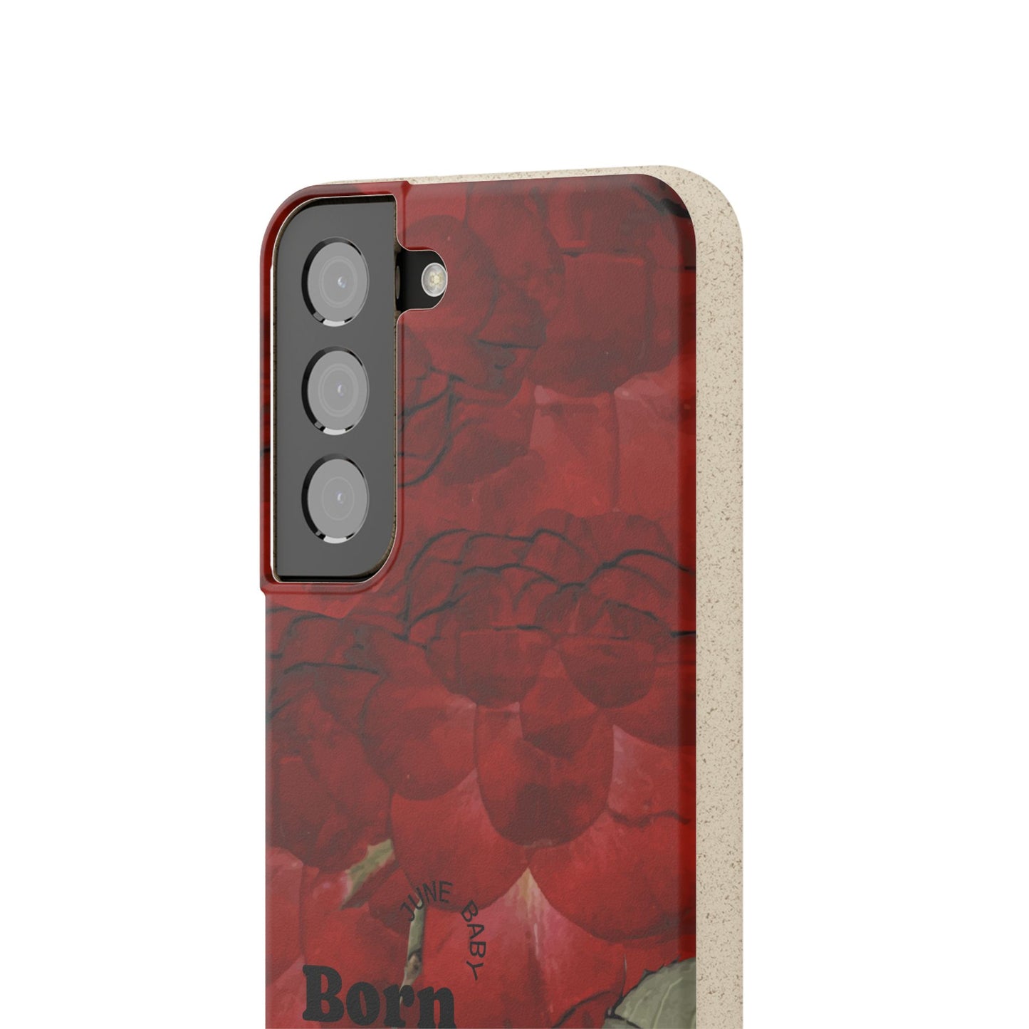 June Eco-friendly birth flower - Biodegradable case