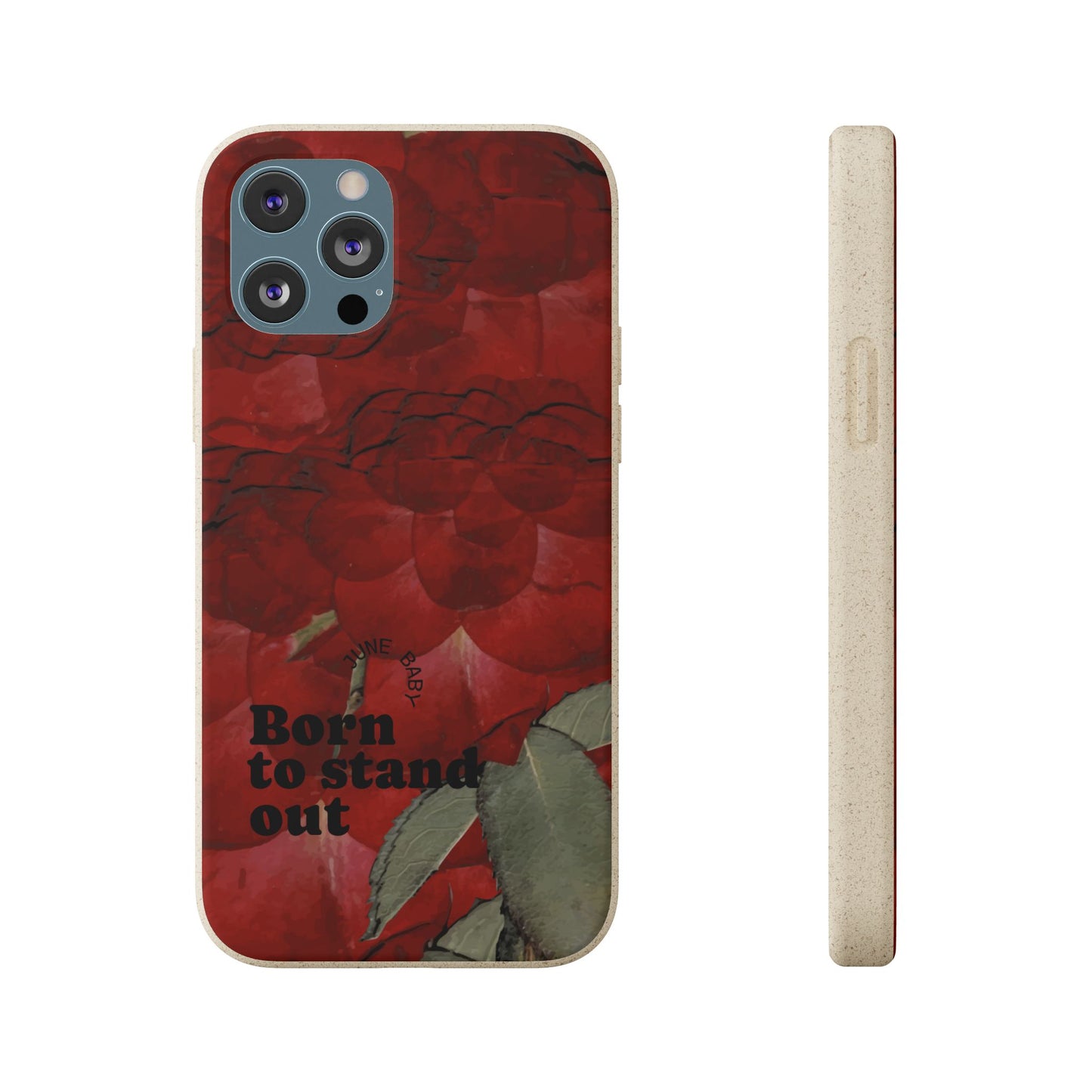 June Eco-friendly birth flower - Biodegradable case