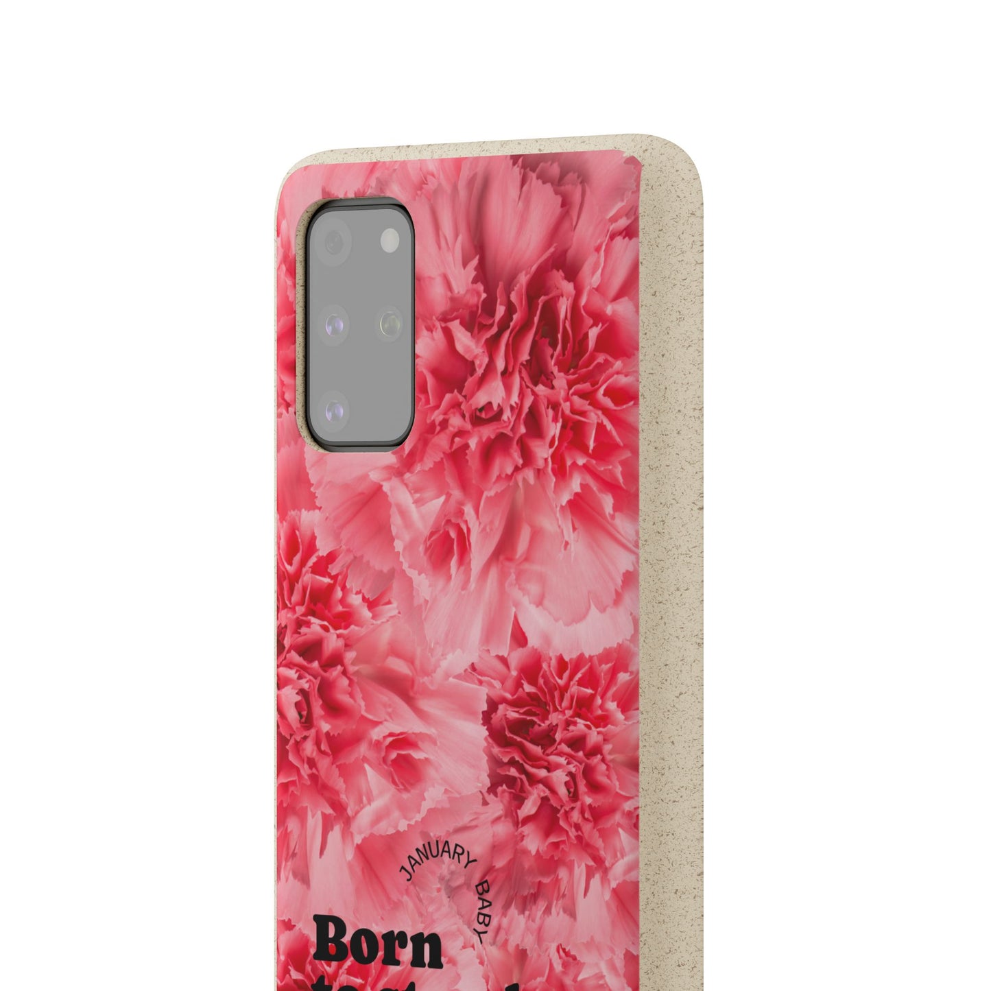January Eco-friendly birth flower - Biodegradable case