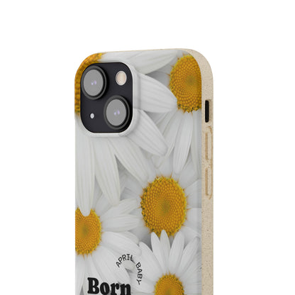 April Eco-friendly birth flower - Biodegradable case