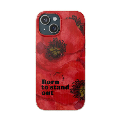 August Eco-friendly birth flower - Biodegradable case
