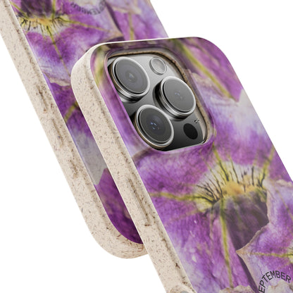 September Eco-friendly birth flower - Biodegradable case