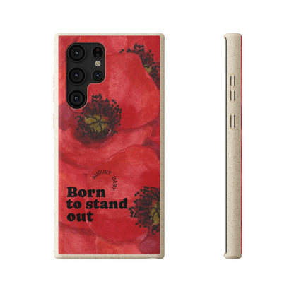 August Eco-friendly birth flower - Biodegradable case