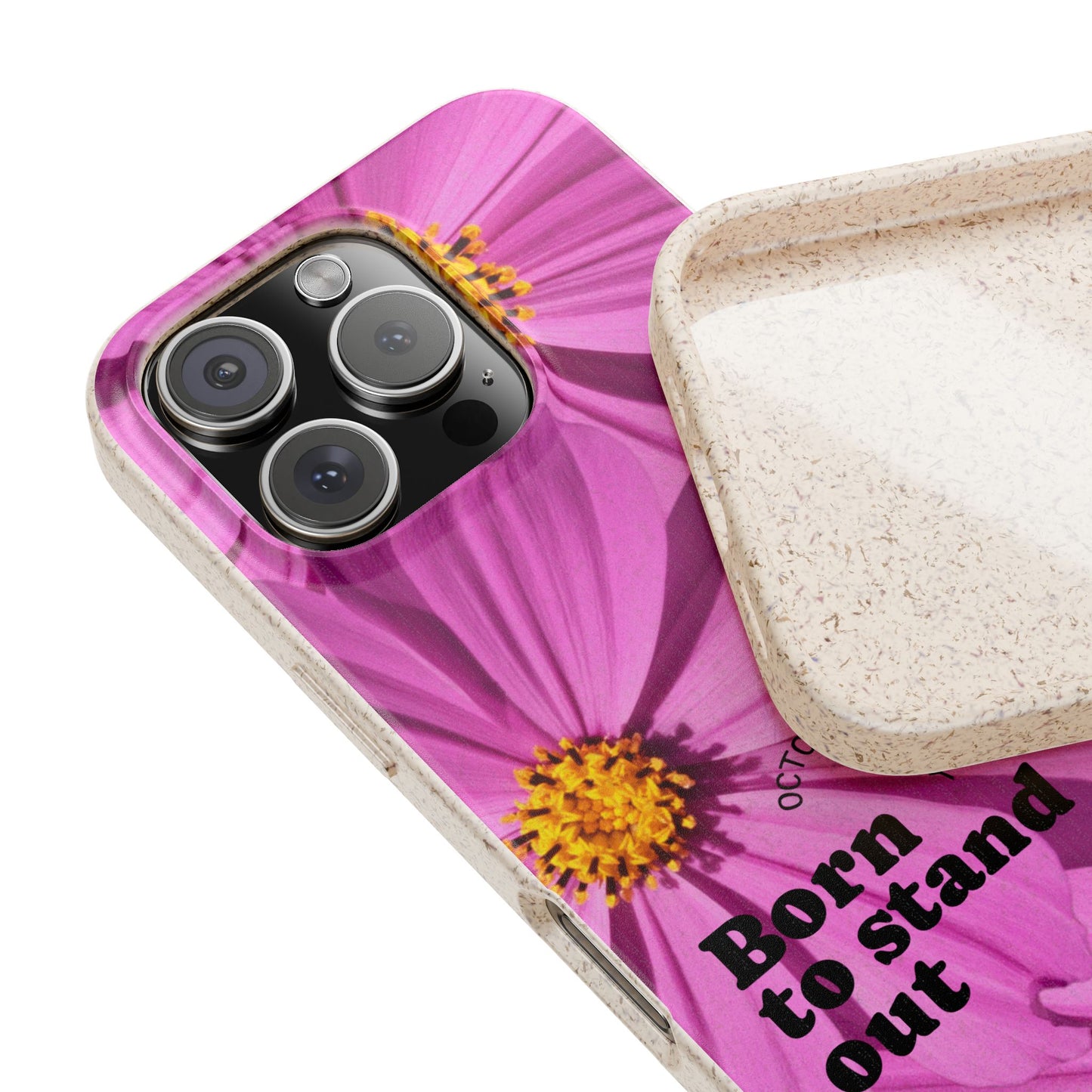 October Eco-friendly birth flower - Biodegradable case
