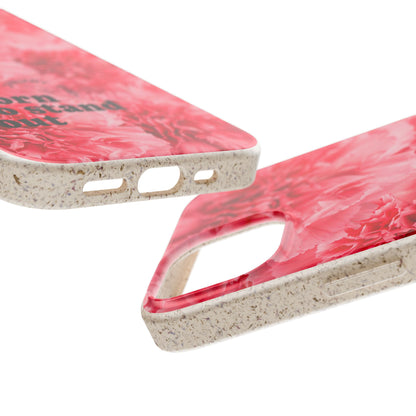 January Eco-friendly birth flower - Biodegradable case