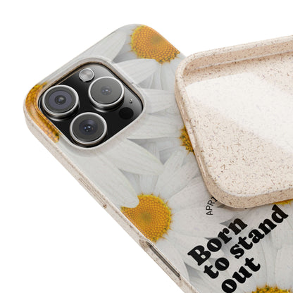 April Eco-friendly birth flower - Biodegradable case