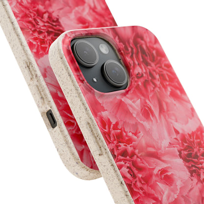 Carnation flower - Biodegradable case