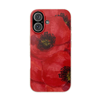Poppy flower - Biodegradable case