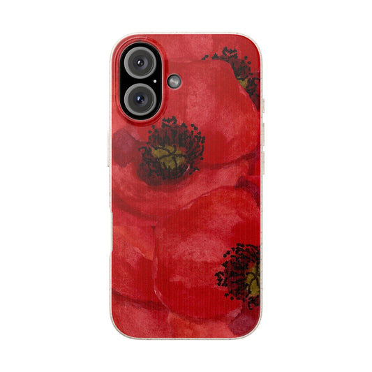 Poppy flower - Biodegradable case