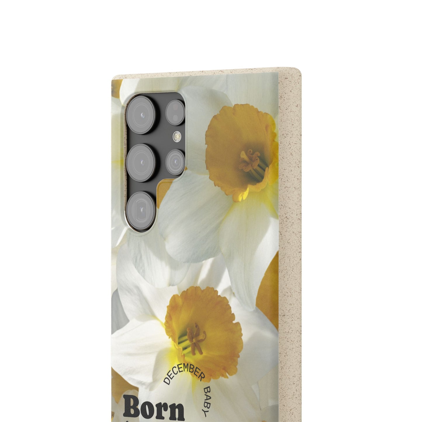December Eco-friendly birth flower - Biodegradable case