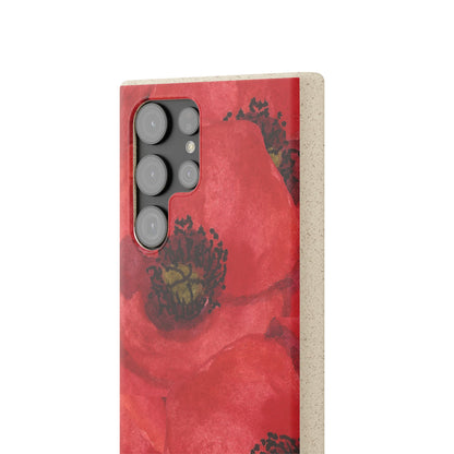 Poppy flower - Biodegradable case