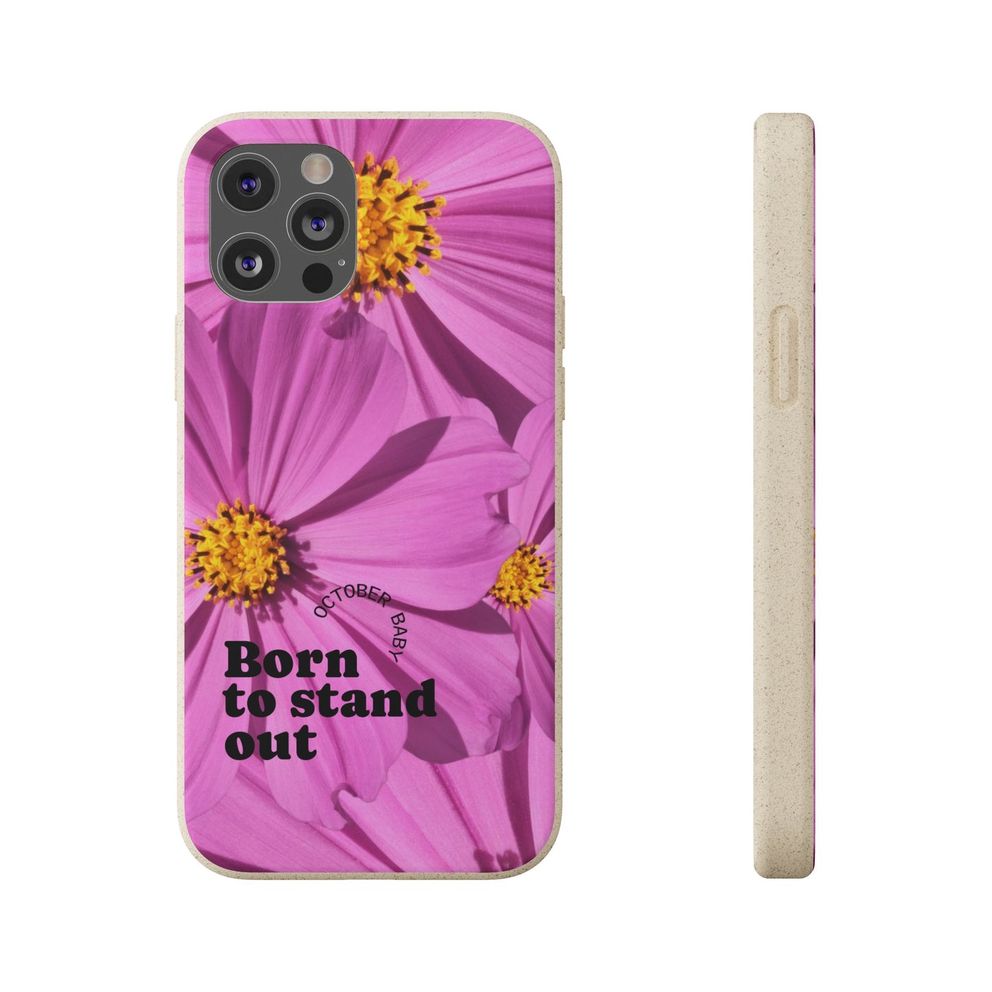 October Eco-friendly birth flower - Biodegradable case