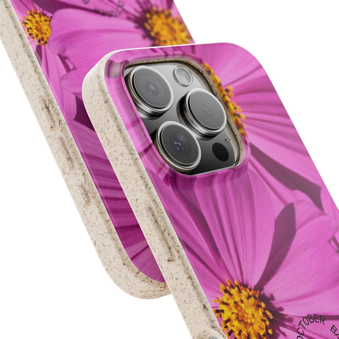October Eco-friendly birth flower - Biodegradable case