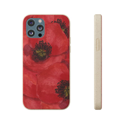 Poppy flower - Biodegradable case