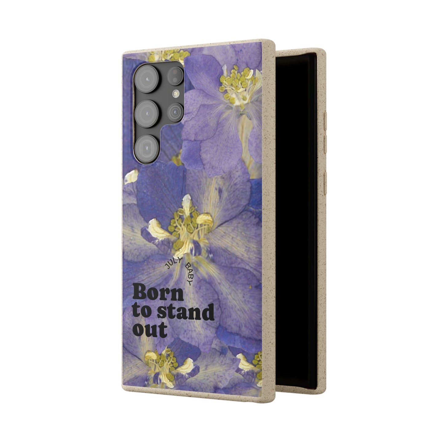 July Eco-friendly birth flower - Biodegradable case