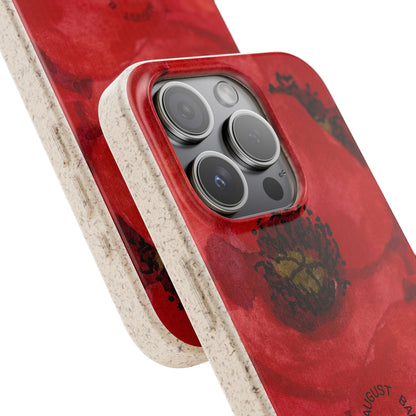 August Eco-friendly birth flower - Biodegradable case