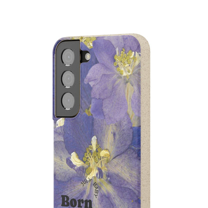 July Eco-friendly birth flower - Biodegradable case