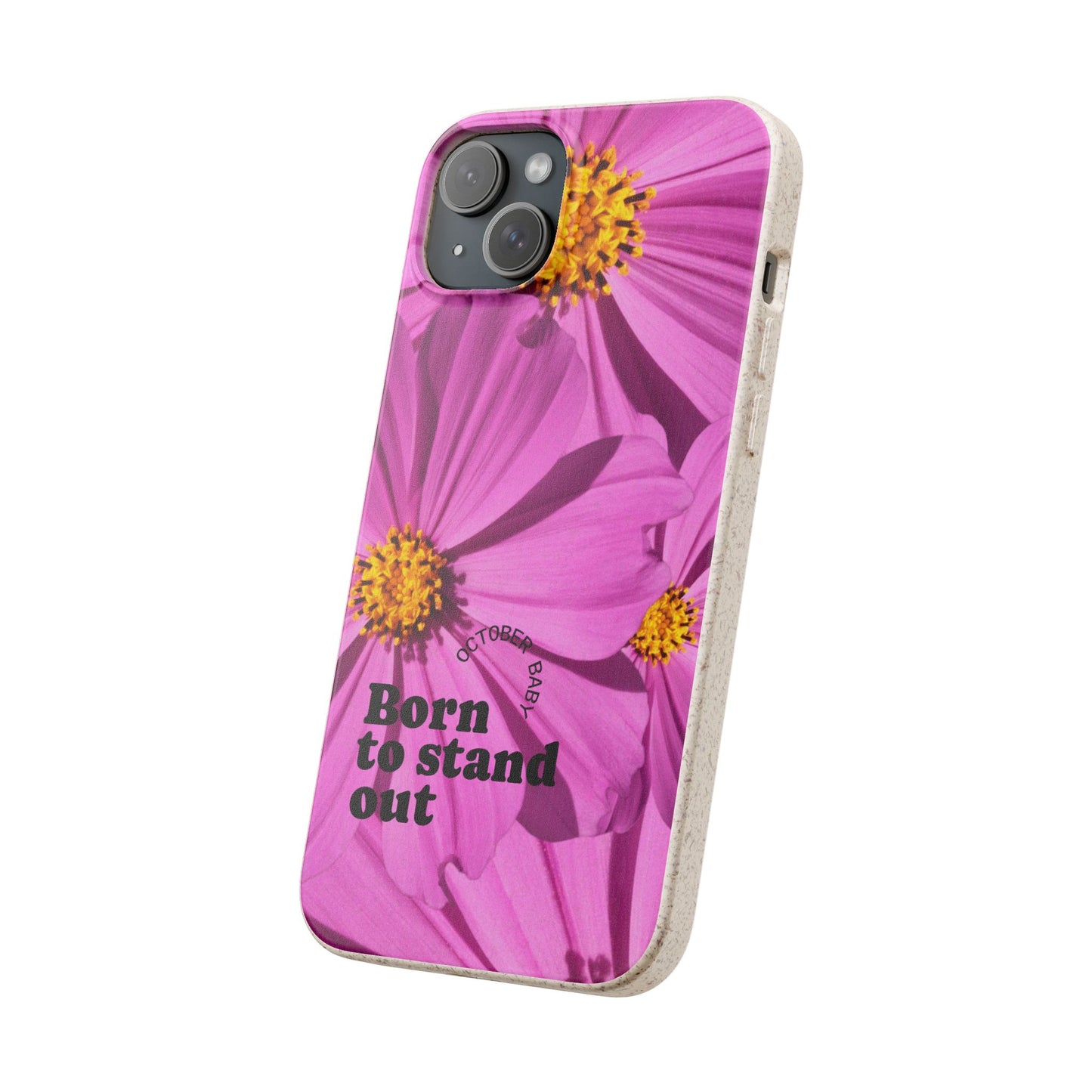 October Eco-friendly birth flower - Biodegradable case