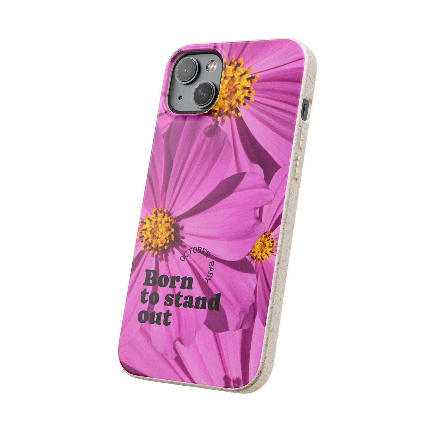 October Eco-friendly birth flower - Biodegradable case