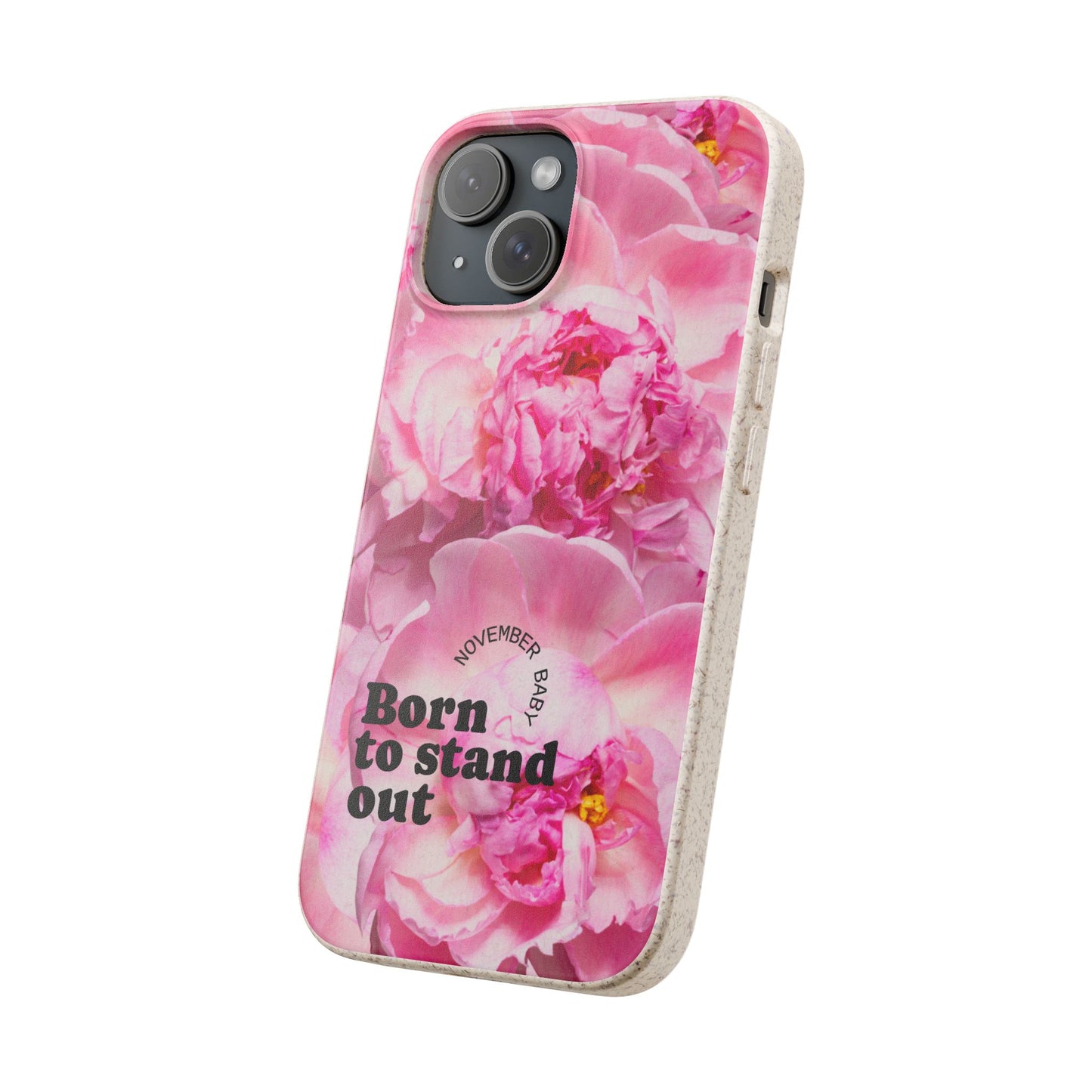 November Eco-friendly birth flower - Biodegradable case