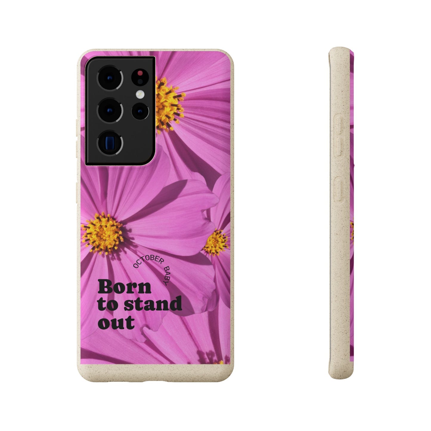 October Eco-friendly birth flower - Biodegradable case