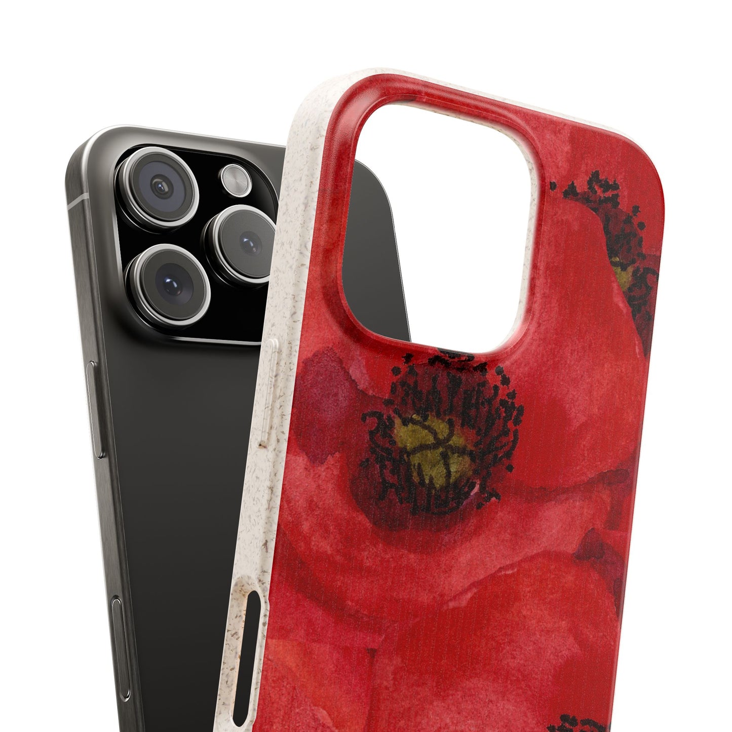 Poppy flower - Biodegradable case
