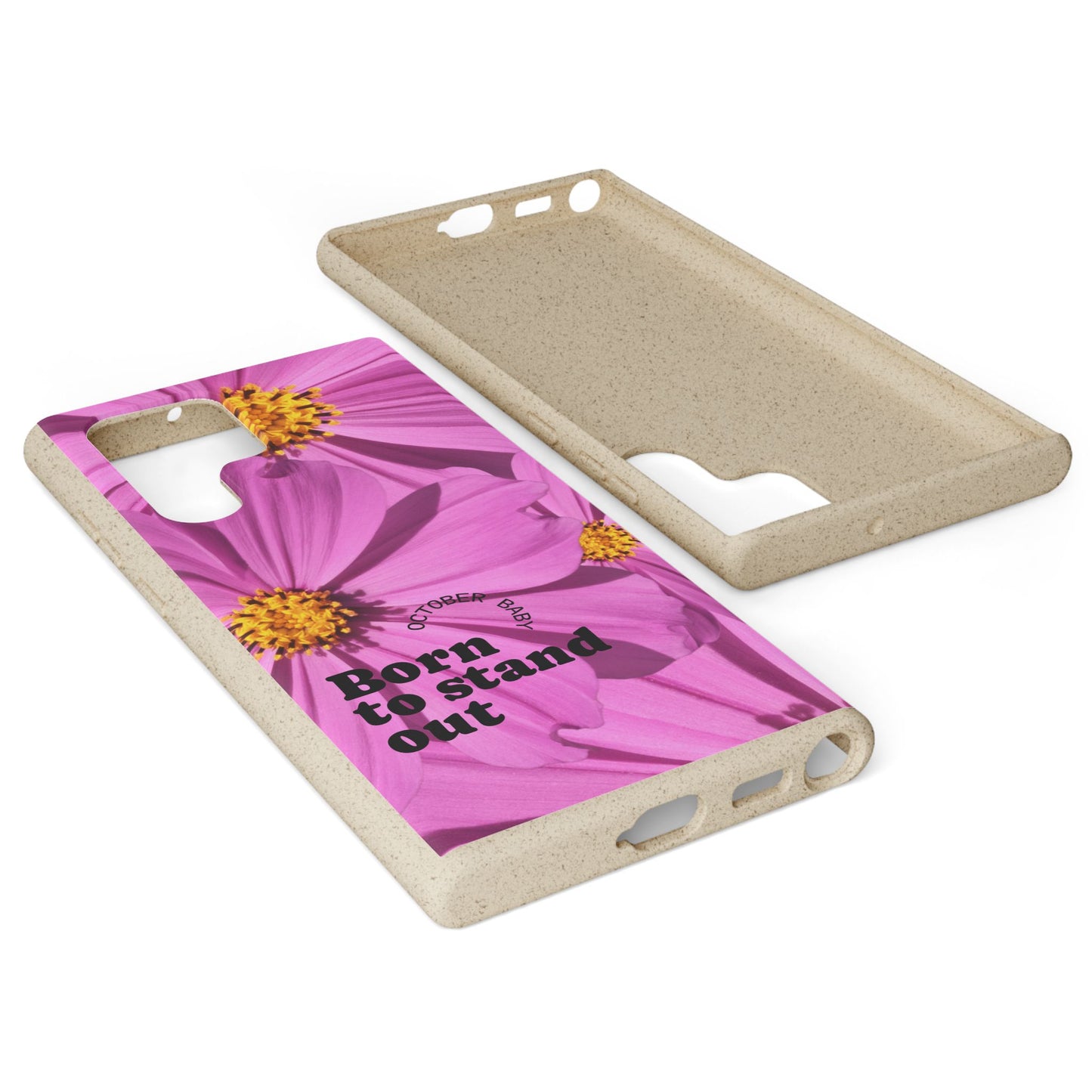 October Eco-friendly birth flower - Biodegradable case