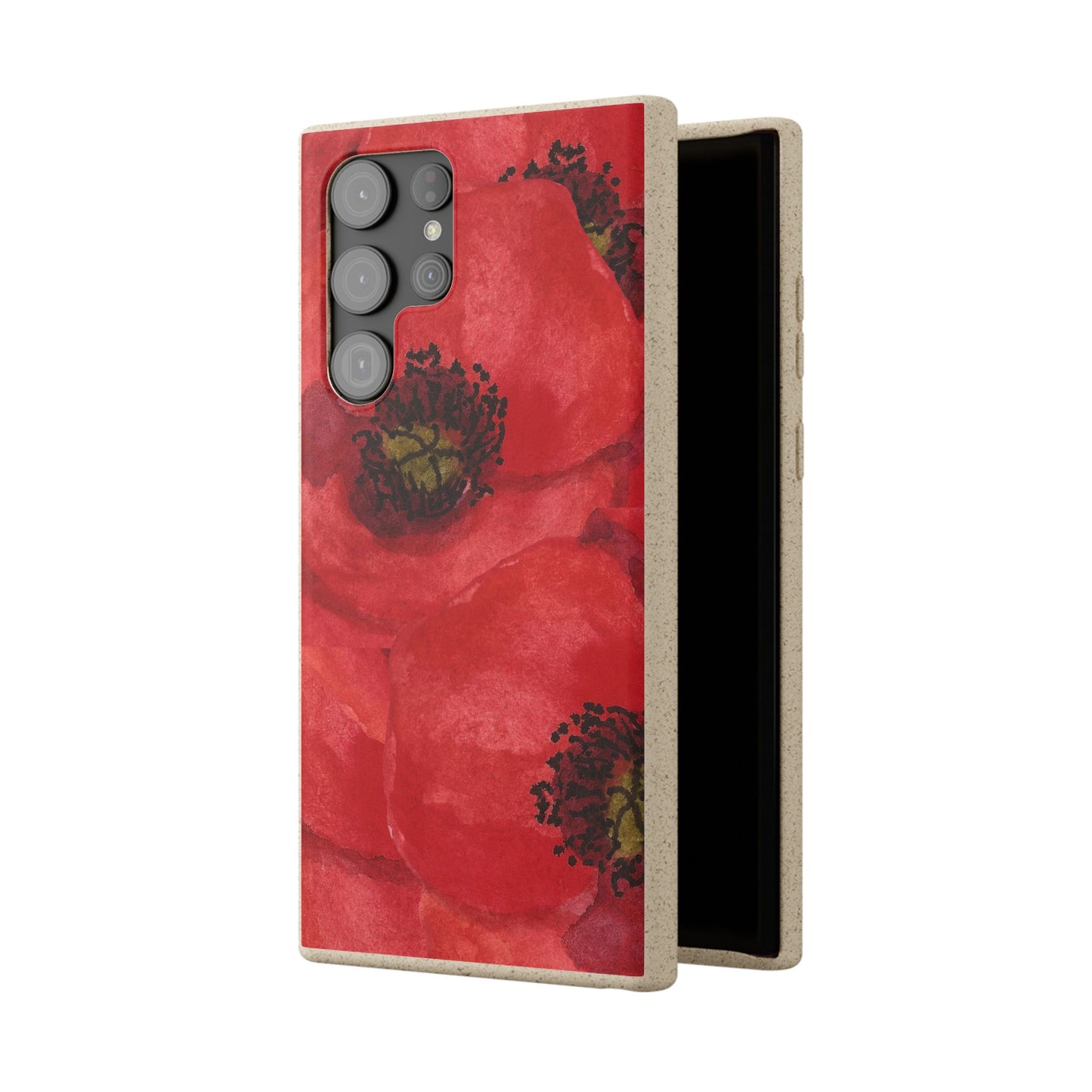Poppy flower - Biodegradable case