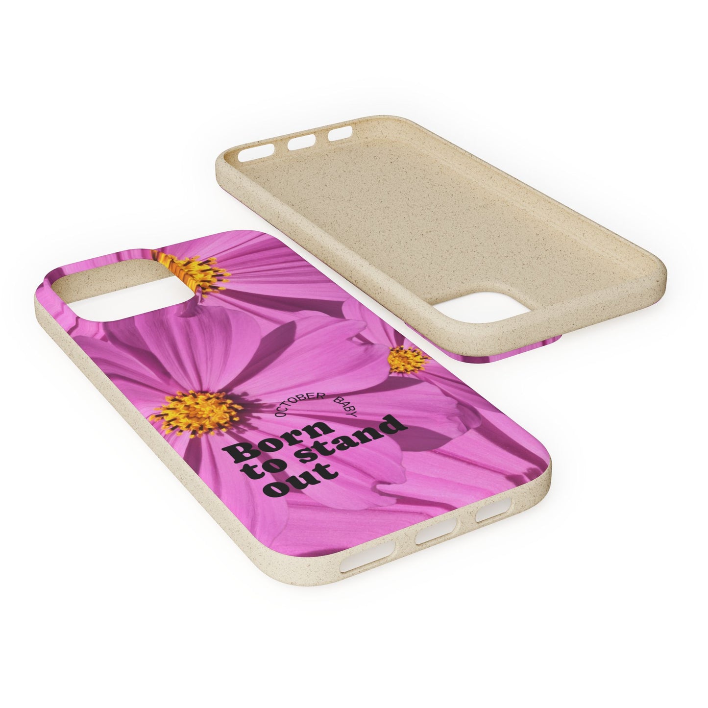 October Eco-friendly birth flower - Biodegradable case