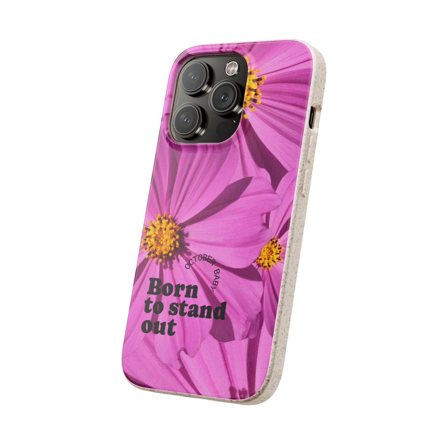 October Eco-friendly birth flower - Biodegradable case