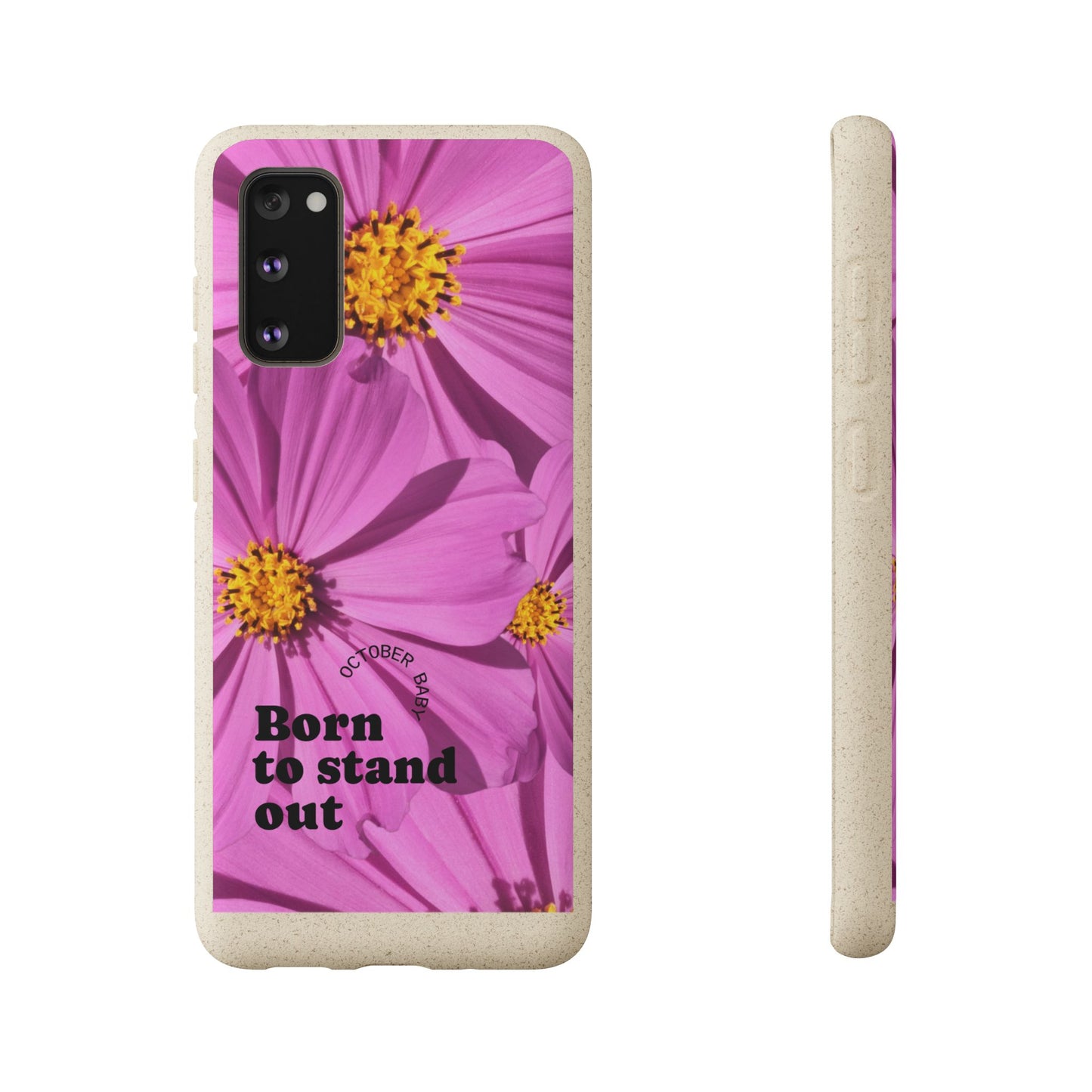 October Eco-friendly birth flower - Biodegradable case