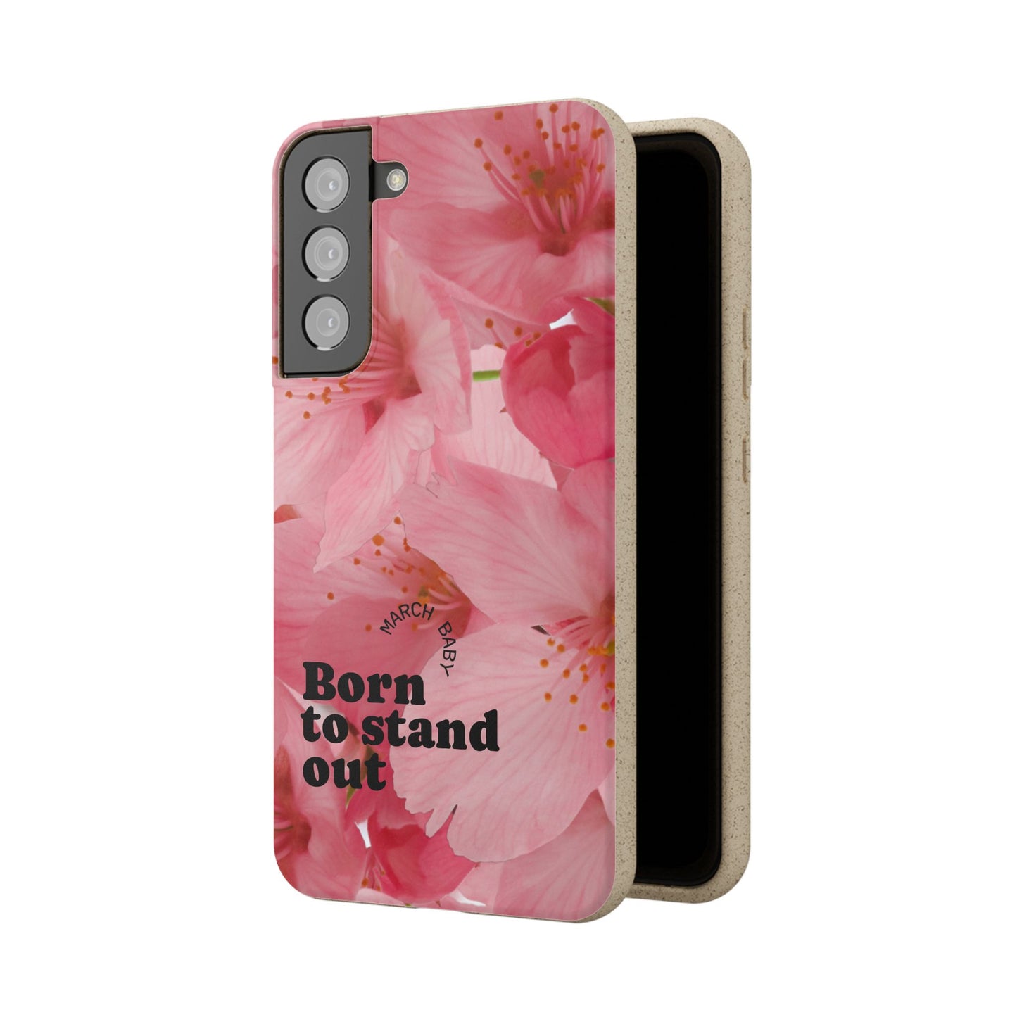 March Eco-friendly birth flower - Biodegradable case