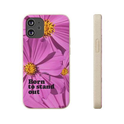 October Eco-friendly birth flower - Biodegradable case