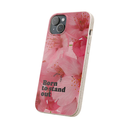 March Eco-friendly birth flower - Biodegradable case
