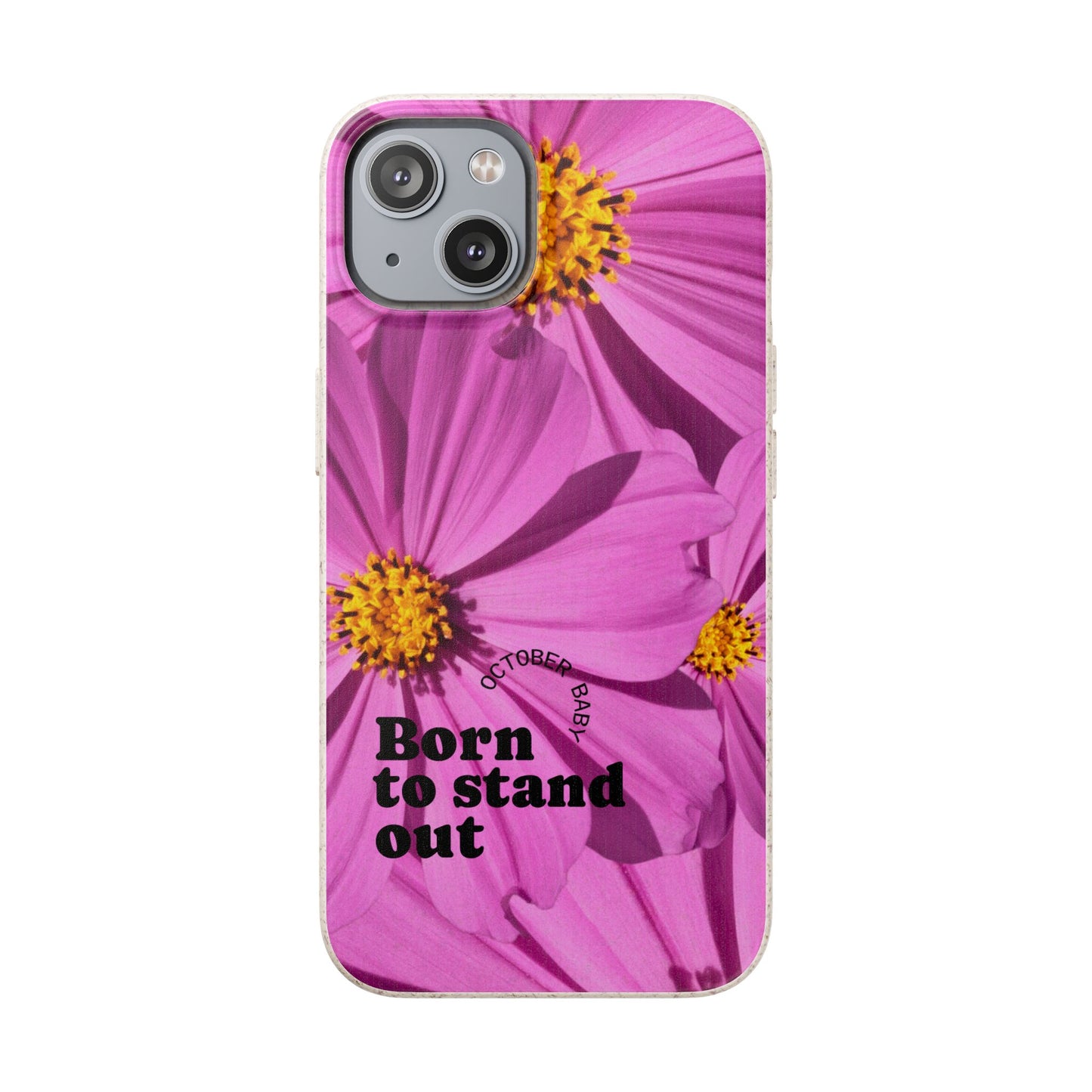 October Eco-friendly birth flower - Biodegradable case