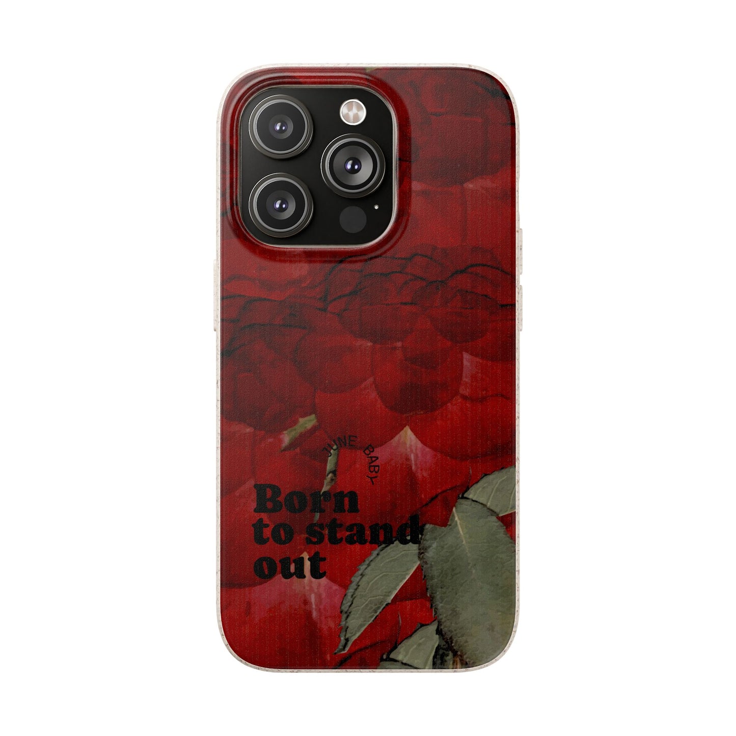 June Eco-friendly birth flower - Biodegradable case