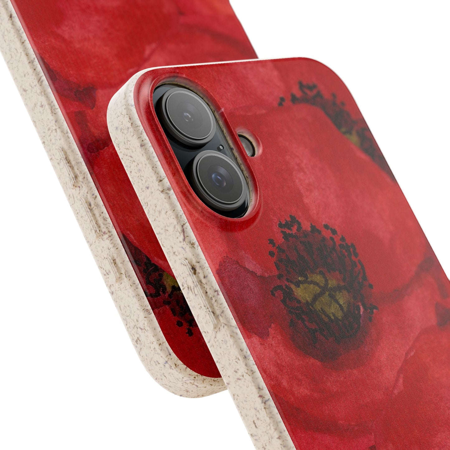 Poppy flower - Biodegradable case