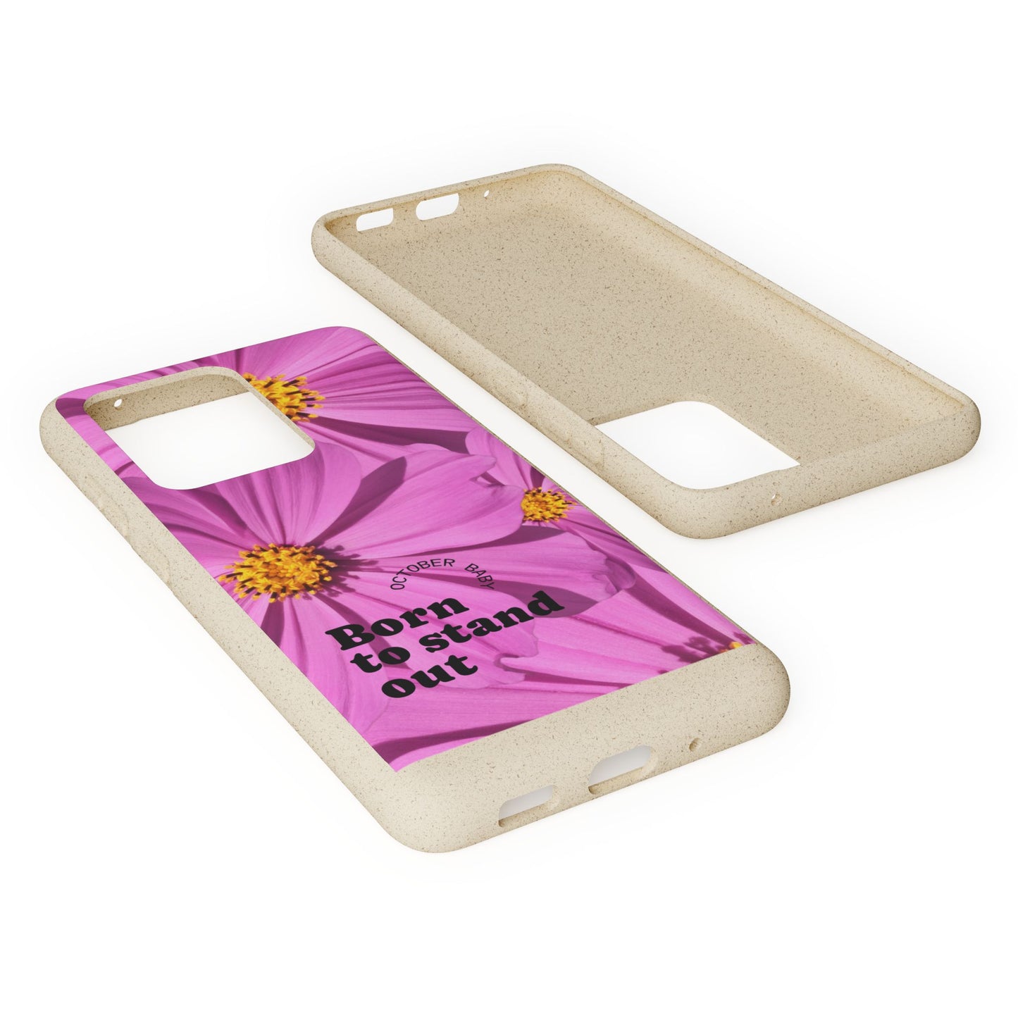 October Eco-friendly birth flower - Biodegradable case