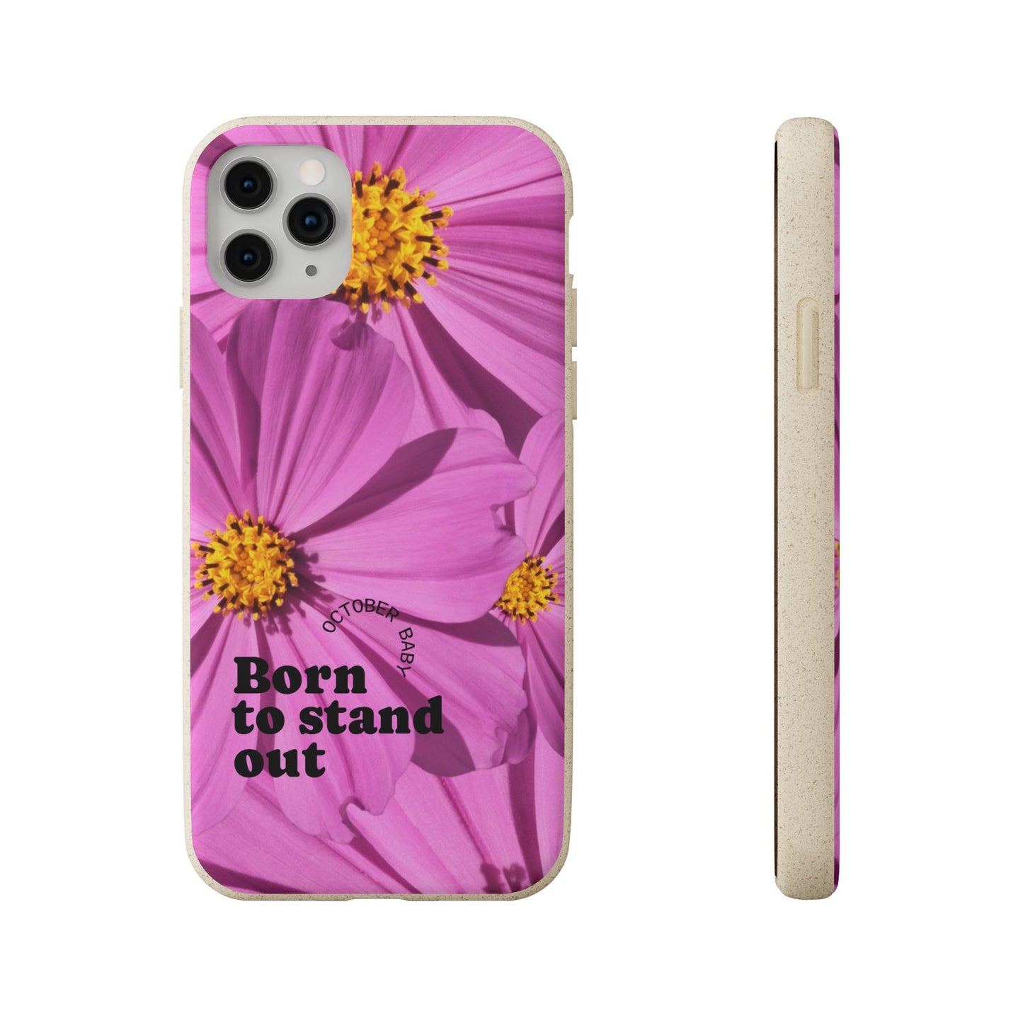 October Eco-friendly birth flower - Biodegradable case