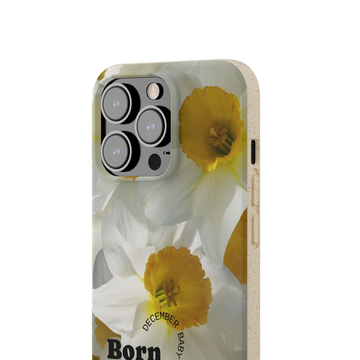 December Eco-friendly birth flower - Biodegradable case