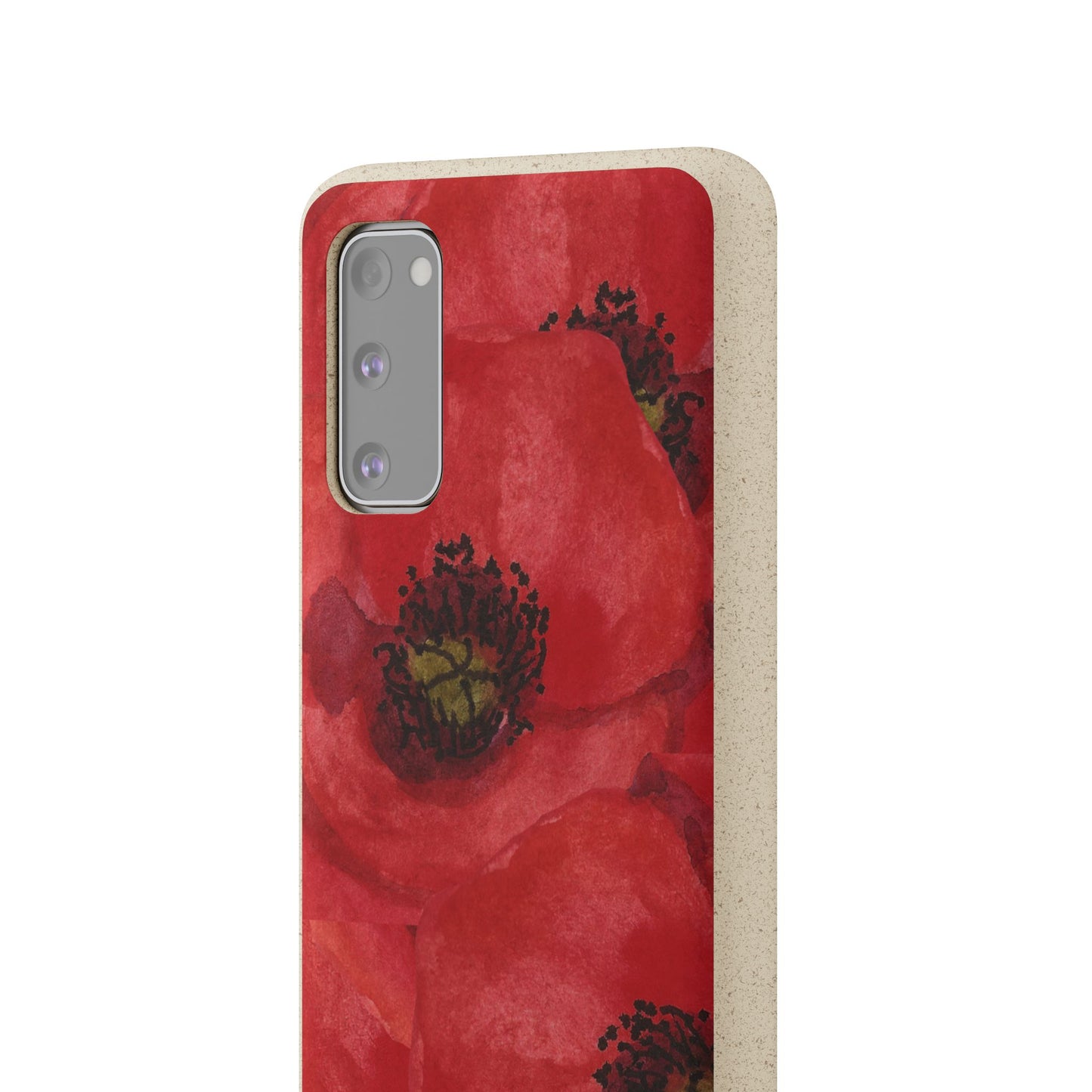 Poppy flower - Biodegradable case