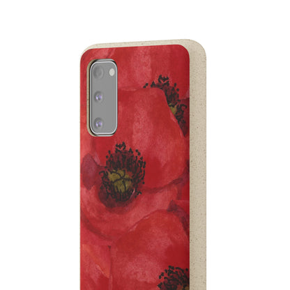Poppy flower - Biodegradable case