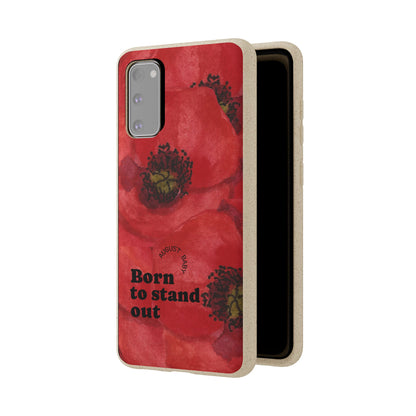 August Eco-friendly birth flower - Biodegradable case