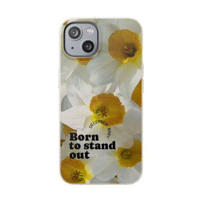 December Eco-friendly birth flower - Biodegradable case