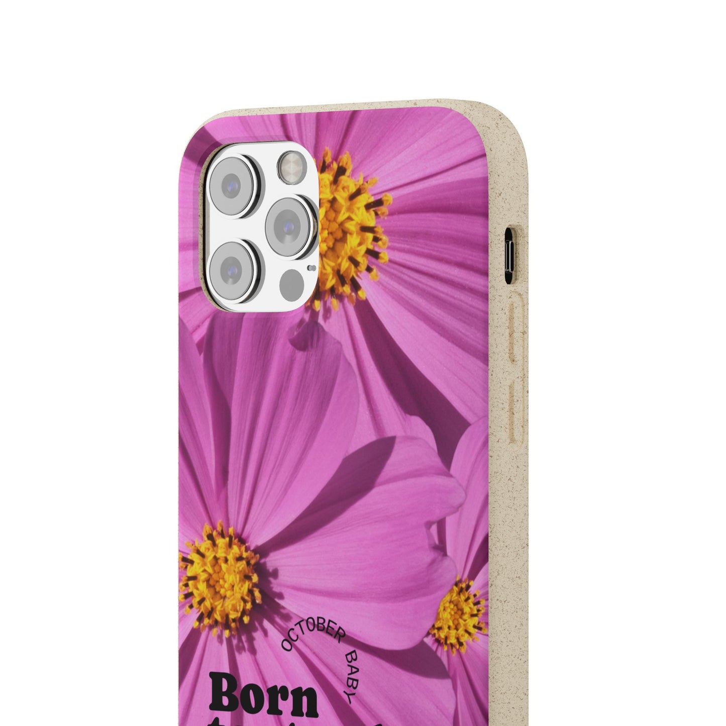 October Eco-friendly birth flower - Biodegradable case